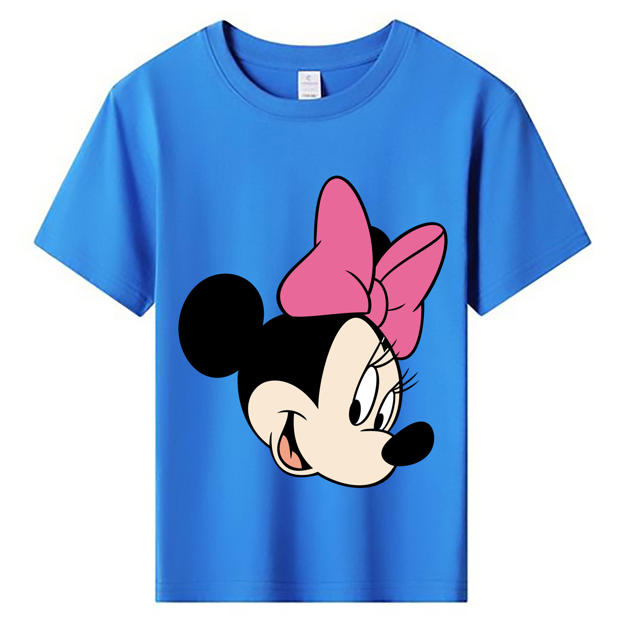 ミッキーマウス Mickey Mouse 綿100％キッズTシャツ（フロントプリント）